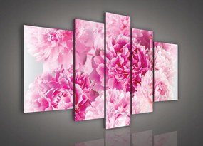 Vászonkép Set Bazsarózsa a nappaliba 170x100