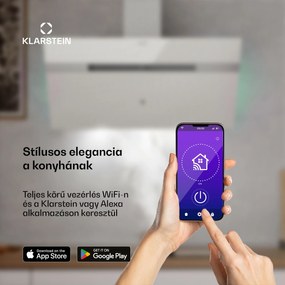 Klarstein Alina páraelszívó, 90 cm, 690 m³/h, Csendes, EEK A++