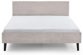 Bézs kárpitozott franciaágy 180x200 cm Avola – Meise Möbel