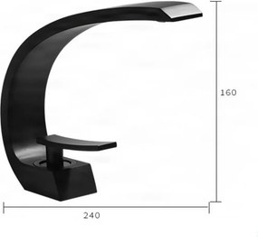 Mosdócsaptelep EYN GB1424-zs LED-világítással, több színváltozatban, például arany és matt fekete kivitelben — Antik rusztikus