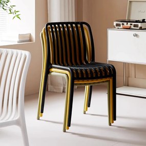 Műanyag szék TREGO, antracit színű