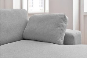 Világosszürke sarokkanapé Belair – Bobochic Paris