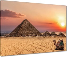 Vászonkép 80x60 Menkaure piramis Egyiptom