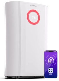 Klarstein DryFy Pro Connect 20 Smart, párátlanító, WiFi, kompresszió, 20 l/d, 35 - 50 m²