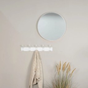 Fehér fém fali fogas 70 cm Miles – Spinder Design