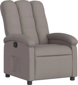 vidaXL tópszínű szövet dönthető fotel