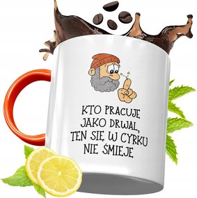 Narancssárga Bögre Favágónak Ajándék fényképes nyomattal