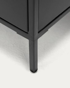 Fekete acél éjjeliszekrény Shantay – Kave Home