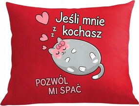 Párna párnahuzat Ha szeretsz, engedd, hogy aludjak Valentin nap