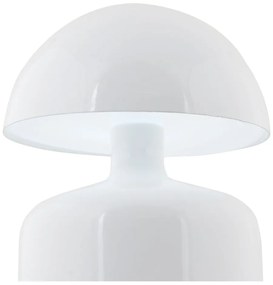 Fehér LED asztali lámpa fém búrával (magasság 14 cm) Impetu – Leitmotiv