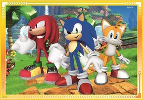 Sonic a sündisznó Save the Day 4 az 1-ben puzzle Clementoni