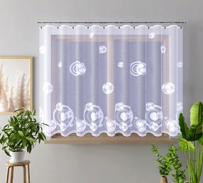 Jacquard függöny labda mintás 300x170cm egyenes (kész) szegéllyel