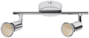 Rábalux Norton króm LED spotlámpa 2xGU10 (6987)