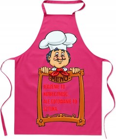 Konyhai kötény Az étel művészet – Idézet