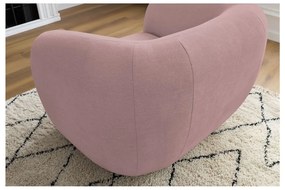 Világos rózsaszín fotel Celine – Bobochic Paris