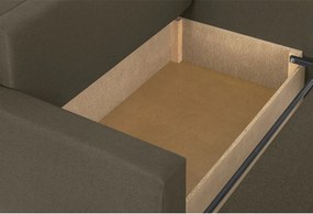 DORIS Kétszemélyes kinyitható kanapé Szürke