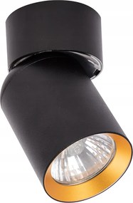 Spot Andy 1xGU10 Fekete Arany