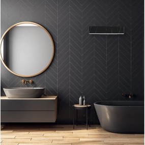 LED Fali lámpa PIERCE LED/12W/230V 30 cm fekete