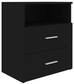 2 db fekete éjjeliszekrény 50 x 32 x 60 cm
