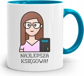 Kék Bögre Ajándék Könyvelőnek, fényképes nyomattal