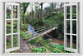 Poszterek 90x60 Híd a parkban