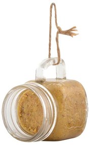 Mogyoróvaj eleség üveg bögrében, zöld