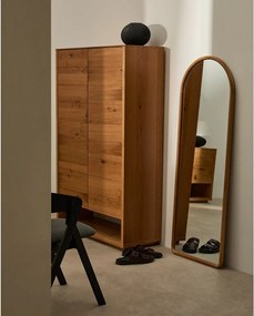 Fali tükör tömörfa kerettel 55x155 cm Milsa – Kave Home