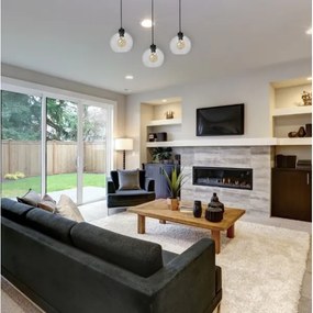 Csillár SOFIA 3xE27 / 60W / 230V átlátszó