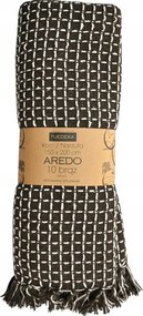 Aredo pamut ágytakaró rojtokkal 150x200 barna 10