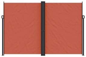 terrakotta behúzható oldalsó napellenző 220 x 1000 cm