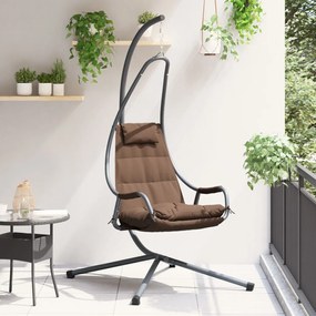 Függő tojás szék Kávé 94 x 107 x 196.5 cm Acél