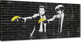 Vászonkép 210x100 Banksy Banana Fiction