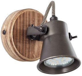 Brilliant - Fali spotlámpa SEED 1xGU10/5W/230V fekete/barna