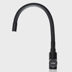 ALVEUS SETA23236 - ROCK konyhai mosogató + MINTAS mosogatócsaptelep, 34 cm, gránit/fekete