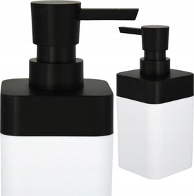 Fürdőszobai Folyékony Szappan Adagoló Fehér Fekete Strapabíró Abs Stílusos