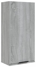 szürke sonoma színű fali fürdőszobaszekrény 32 x 20 x 67 cm
