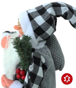 Mikulás ezüst 60 cm