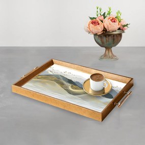 Üveg tálca, 38×24 cm – TPEA9806