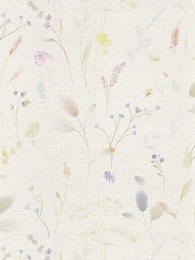 Vinyl tapéta flizelin mosható mezei virágok gyógynövények herbárium levelek