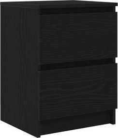 vidaXL fekete szerelt fa TV-szekrény 40x35x54 cm