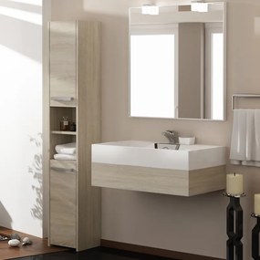 Aldabra S30 fürdőszoba szekrény, 30x170x30 cm, sonoma