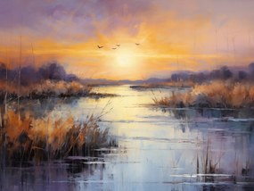 Poszter 40x30cm Nyugat a mocsarakban