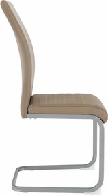 Étkező szék, szürkebarna TAUPE/szürke, NOBATA