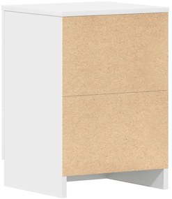 fehér szerelt fa éjjeliszekrény 38 x 35 x 56 cm