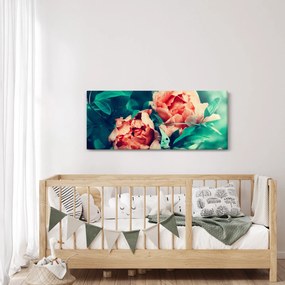 Tavaszi virágok képe (120x50 cm)
