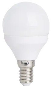 LED lámpa , égő , körte , E14 foglalat , 4.5 Watt , 180° , hideg fehér
