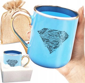 Supermen Nyomott Mintás Bögre Film Sorozat Szuperhős Rajongóknak Nyomott Minta