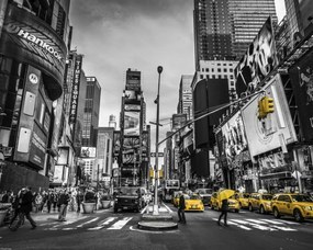 Poszter 50x40cm Fényjelző a Times Square-en, Assaf Frank