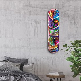 Colorful Sneakers edzett üvegkép, 20 x 80 cm
