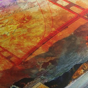 Kép - Golden Gate, San Francisco, Kalifornia (90x60 cm)